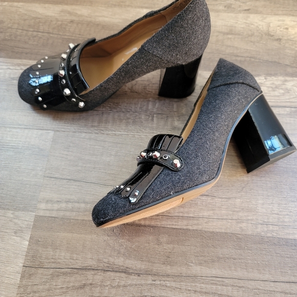 Franco Sarto Kipper Fabric Closed Toe Heels - Picture 3 of 6